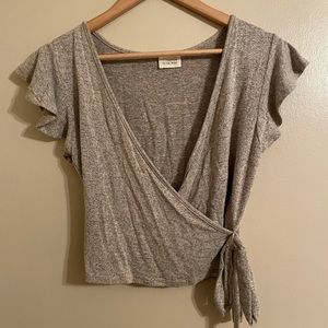 Crop top with side tie